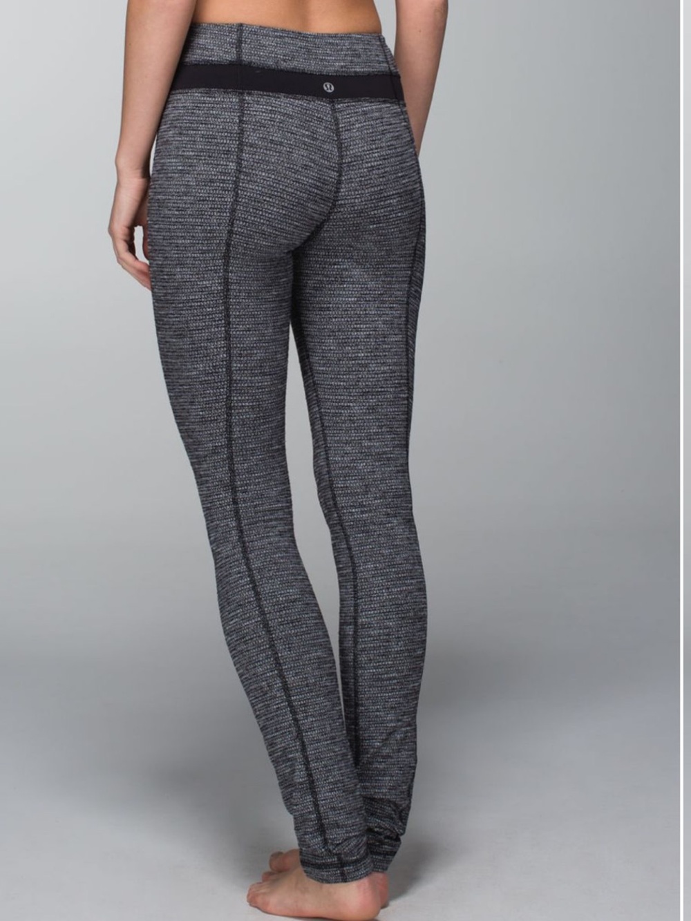 Lululemon 2014 Skinny Groove Pant: Coco Pique Black